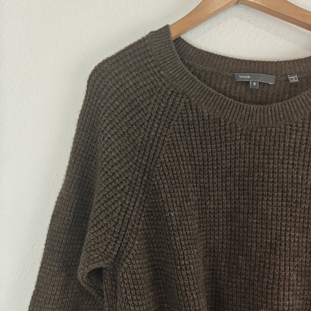 Vince Brown Yak Knit Sweater - Picture 13 of 15